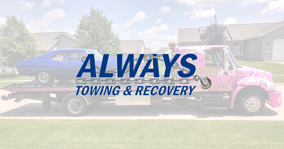 Always Towing & Recovery Inc. — Towing in Solon, Iowa